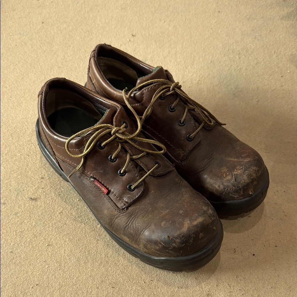 Red Wing Shoes Brown Leather Oxfords with Durable Soles - Picture 1 of 6